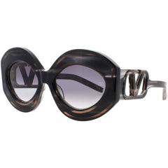 Valentino Women's Sunglasses - Black Swirl/Rose Gold Full Rim | V SOUL II VLS 128A