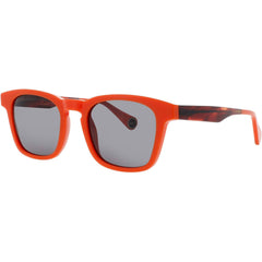 Woow Men's Sunglasses - Bright Orange Acetate Square Full Rim Frame | SUPER MEC 2 2033
