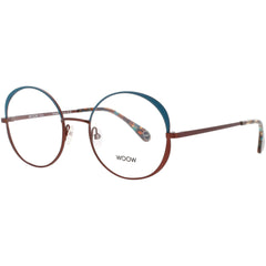 Woow Women's Eyeglasses - Duck Blue Stainless Steel Oval Frame | BIG APPLE 1 9445