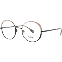 Woow Women's Eyeglasses - Nude Stainless Steel Oval Full Rim Frame | BIG APPLE 1 9618