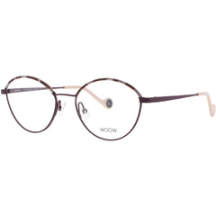 Woow Women's Eyeglasses - Matte Velvet Aubergine Oval Shape Frame | RISE UP 1 956M