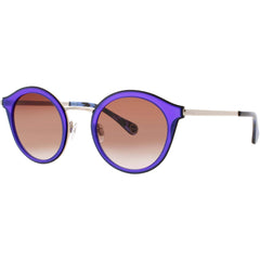 Woow Women's Sunglasses - Clear Klein Blue Stainless Steel Frame | SUPER LOOP 1 0322