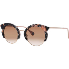 Woow Women's Sunglasses - Black/Rose Marble Cat Eye Shape Frame | SUPER LUCKY 1 0503