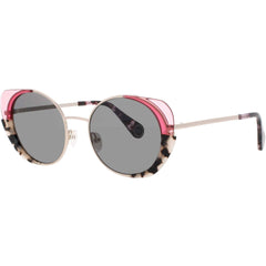 Woow Women's Sunglasses - Transparent Black Currant Round Frame | SUPER WILD 1 0114