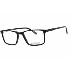 Adensco Men's Eyeglasses - Black Plastic Rectangular Full Rim Frame | AD 133 0807 00
