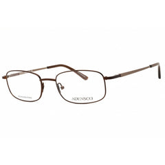 Adensco Men's Eyeglasses - Brown Ruthenium Metal Full Rim Frame | ASHTON/N 0NCJ 00