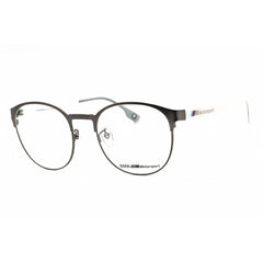 BMW Men's Eyeglasses - Matte Gunmetal Round Shape Metal Full Rim Frame | BS5001 009