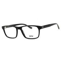 BMW Men's Eyeglasses - Shiny Black Rectangular Acetate Full Rim Frame | BW5083-H 001