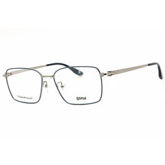 BMW Men's Eyeglasses - Blue/Grey Rectangular Titanium Full Rim Frame | BW5097-H 092