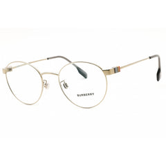 Burberry Men's Eyeglasses - Silver Metal Round Shape Full Rim Frame | 0BE1384TD 1005