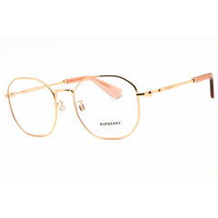 Burberry Women's Eyeglasses - Rose Gold Metal Round Full Rim Frame | 0BE1387D 1337