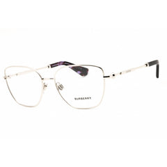 Burberry Women's Eyeglasses - Silver Metal Cat Eye Full Rim Frame | 0BE1390 1005