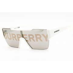 Burberry Men's Sunglasses - White Nylon Shield Shape Full Rim Frame | 0BE4291 3007/H