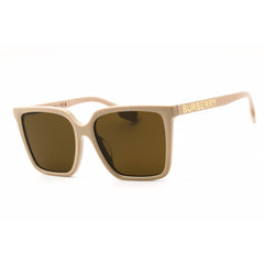 Burberry Women's Sunglasses - Beige Acetate Rectangular Frame | 0BE4411D 380773