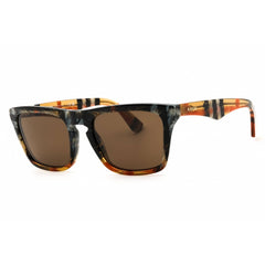 Burberry Men's Sunglasses - Check Sand Acetate Rectangular Frame | 0BE4434 414673