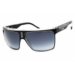 Carrera Men's Sunglasses - Black/White Plastic Rectangular Shape Frame | 22/N 080S 9O