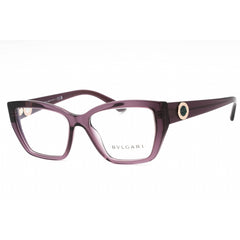 Bvlgari Women's Eyeglasses - Transparent Amethyst Plastic 55mm Frame | 0BV4221 5518