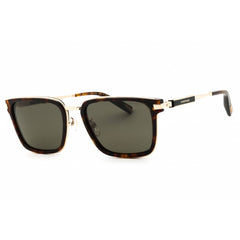 Chopard Men's Sunglasses - Shiny Yellow Havana Metal Rectangular Frame | SCH375 909P