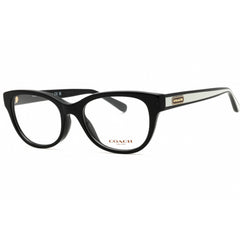 Coach Women's Eyeglasses - Black Acetate Oval Shape Full Rim Frame | 0HC6187 5002