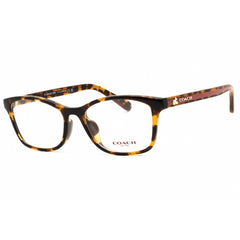 Coach Women's Eyeglasses - Tortoise Plastic Rectangular Shape Frame | 0HC6216F 5120
