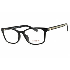 Coach Women's Eyeglasses - Black Plastic Rectangular Full Rim Frame | 0HC6216F 5002