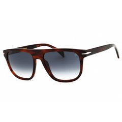 David Beckham Men's Sunglasses - Brown Horn Rectangular Frame | DB 7111/S 0EX4 9O