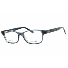 Guess Women's Eyeglasses - Blue Acetate Rectangular Full Rim Frame | GU2874 090