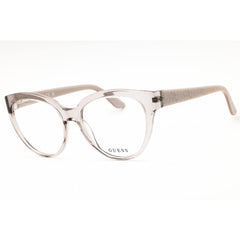 Guess Women's Eyeglasses - Grey Acetate Round Shape Full Rim Frame | GU50232 020