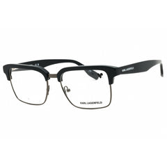 KARL LAGERFELD Men's Eyeglasses - Blue Metal Rectangular Full Rim Frame | KL6202 400
