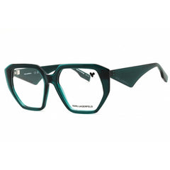 KARL LAGERFELD Women's Eyeglasses - Petrol Injected Propionate Oval Frame | KL6213 425