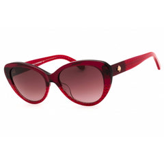 Kate Spade Women's Sunglasses - Burgundy Wine Plastic Frame | KS JOSI/S 0SK4 3x