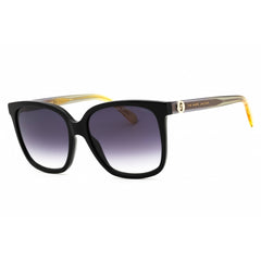 Marc Jacobs Women's Sunglasses - Black/Yellow Rectangular Shape Frame | 582/S 071C 9O