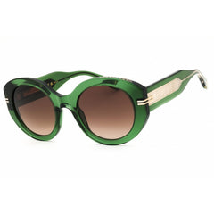 Marc Jacobs Women's Sunglasses - Green Plastic Oval Full Rim Frame | MJ 1110/S 01ED HA