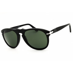 Persol Unisex Sunglasses - Black Plastic Rectangular Full Rim Frame | PO0649 95/31