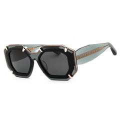 Philipp Plein Women's Sunglasses - Shiny Transparent Grey Frame | SPP098V 0819