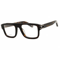 Philipp Plein Men's Eyeglasses - Shiny Havana Rectangular Shape Frame | VPP021M 530722