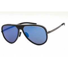 Porsche Men's Sunglasses - Gunmetal/Black Injected Propionate Full Rim Frame | P8684 A
