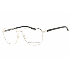 Porsche Men's Eyeglasses - Palladium/Black Metal Oval Full Rim Frame | P8770 D000