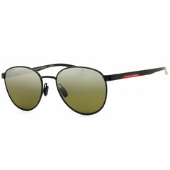 Porsche Men's Sunglasses - Black/Red Stainless Steel Round Full Rim Frame | P8945 54A