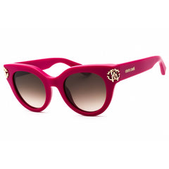 Roberto Cavalli Women's Sunglasses - Fuchsia Plastic Full Rim Frame | SRC065M 09M3