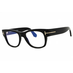 Tom Ford Men's Eyeglasses - Shiny Black Rectangular Full Rim Frame | FT5040-B 001
