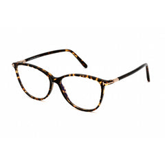 Tom Ford Women's Eyeglasses - Havana Acetate Cat Eye Full Rim Frame | FT5616-B 056