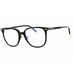 Tom Ford Women's Eyeglasses - Shiny Black Acetate Rectangular Frame | FT5778-D-B 001