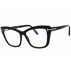 Tom Ford Women's Eyeglasses - Shiny Black Cat Eye Shape Full Rim Frame | FT5826-B 001