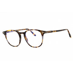 Tom Ford Men's Eyeglasses - Havana Acetate Round Shape Full Rim Frame | FT5832-B 055
