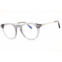 Tom Ford Men's Eyeglasses - Grey Acetate Round Shape Full Rim Frame | FT5905-B 020