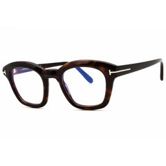 Tom Ford Men's Eyeglasses - Dark Havana Rectangular Full Rim Frame | FT5961-B 052