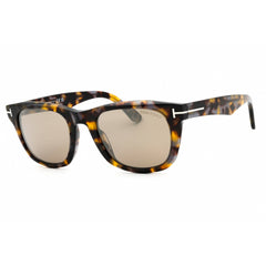 Tom Ford Men's Sunglasses - Coloured Havana Rectangular Full Rim Frame | FT1076 55L
