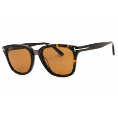 Tom Ford Men's Sunglasses - Dark Havana Acetate Rectangular Shape Frame | FT1213 52E