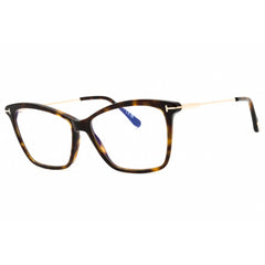 Tom Ford Women's Eyeglasses - Dark Havana/Gold Acetate Full Rim Frame | FT5687-B 052